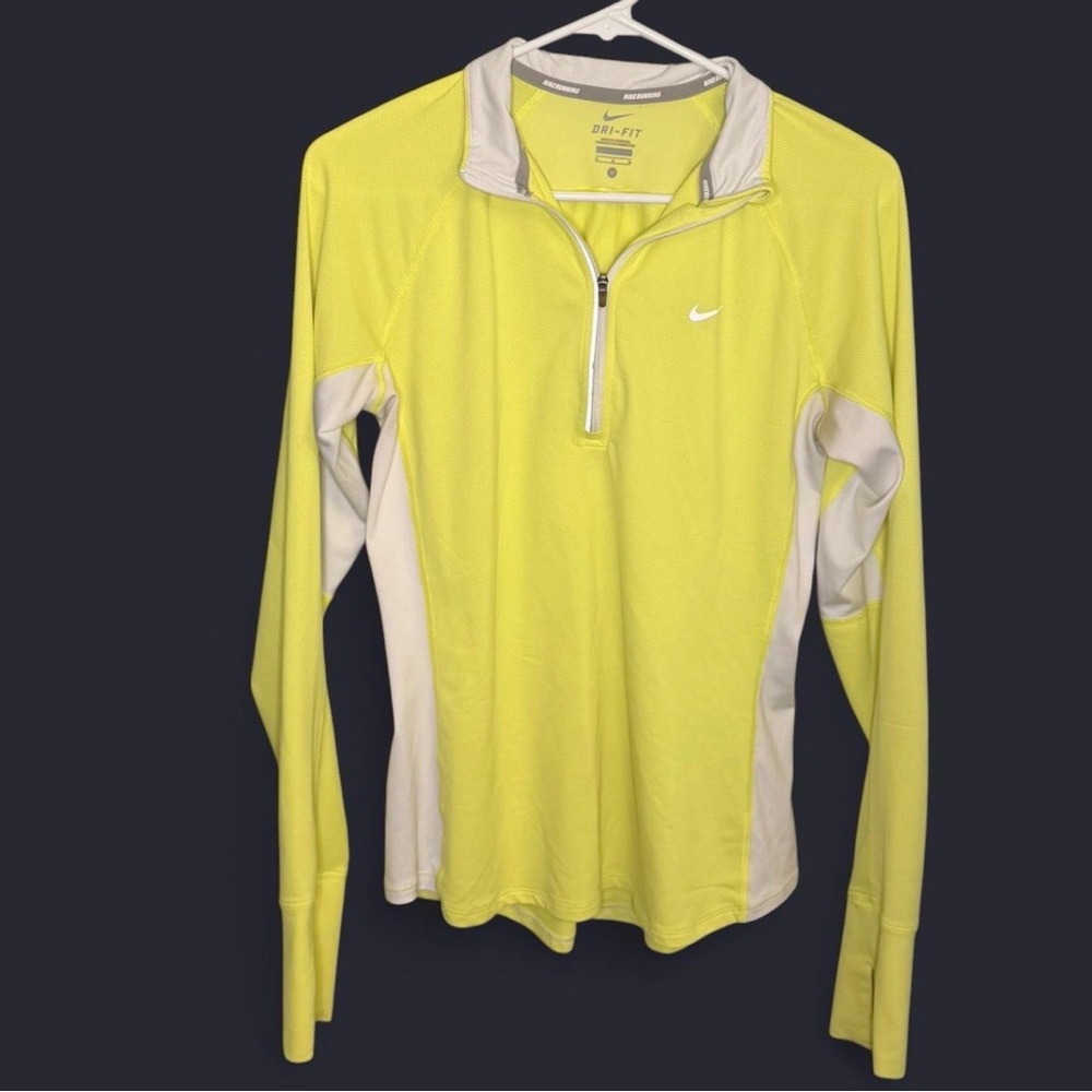 Nike Women's Bright Yellow Long Sleeve Tee